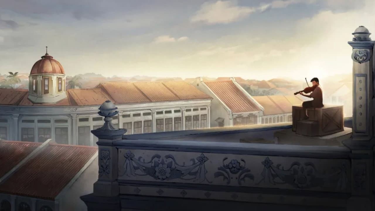 The Violinist Banner
