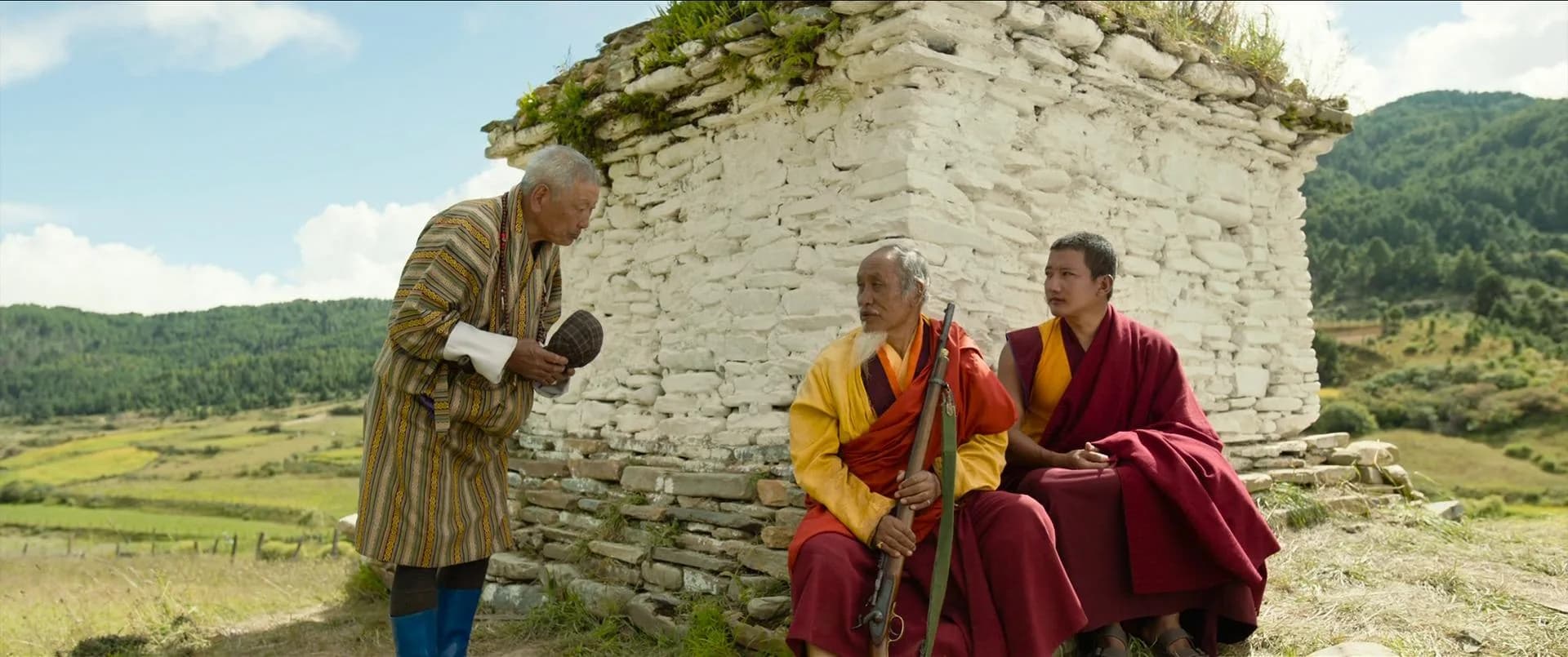 The Monk and the Gun Banner