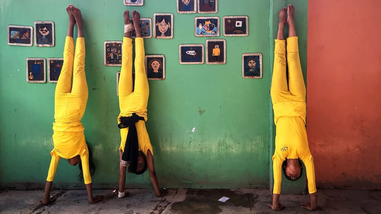 The Gymnasts of Fisherman Colony Banner