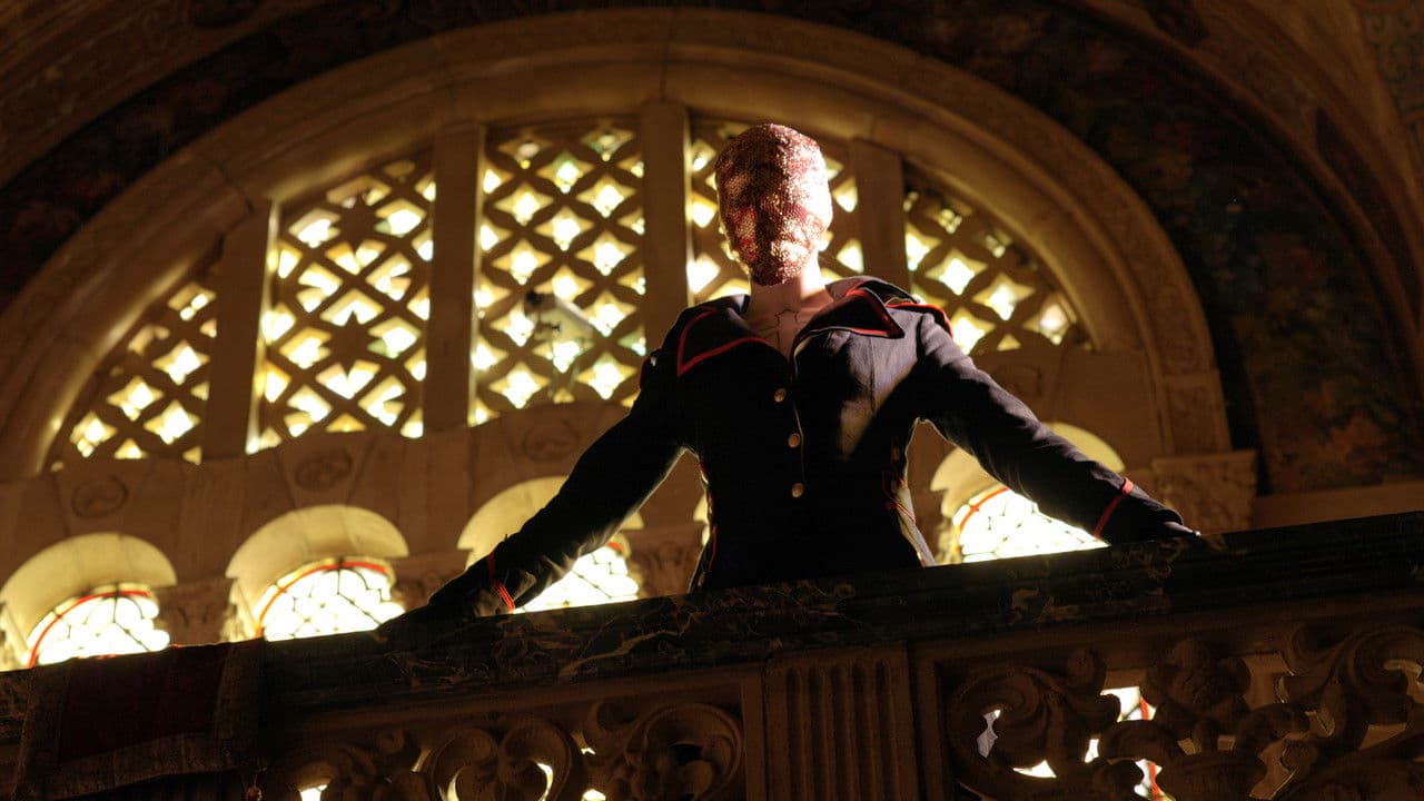 Red Ribbons in the House of Stained Glass Banner