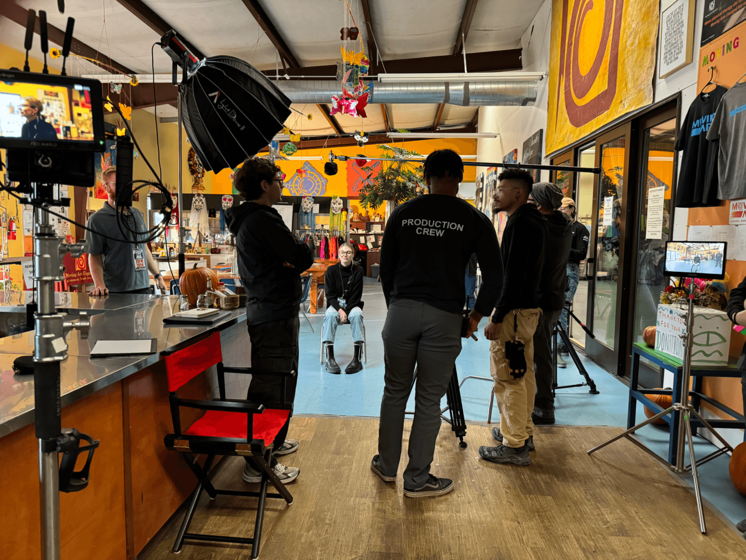 Behind the scenes 1