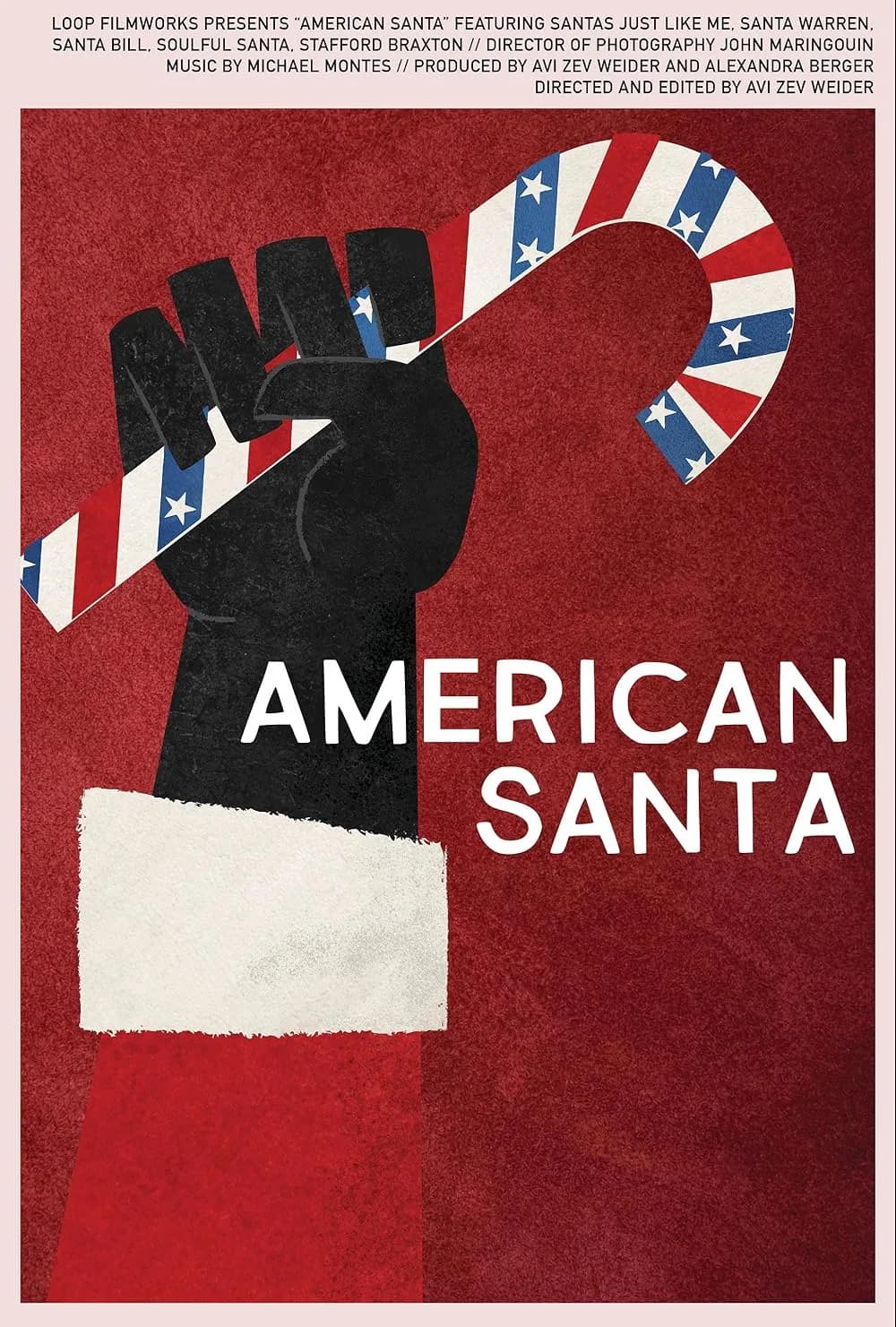 American Santa poster