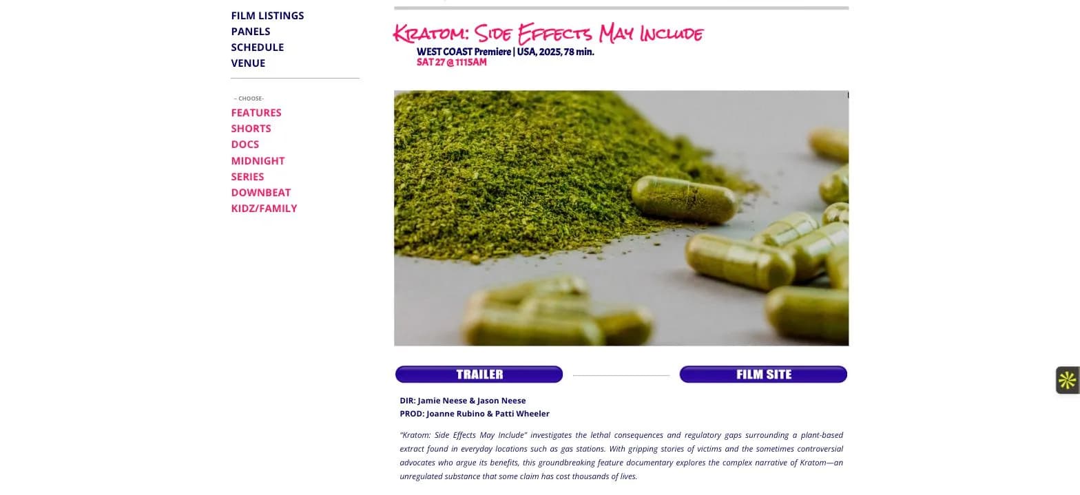 Kratom: Side Effects May Include