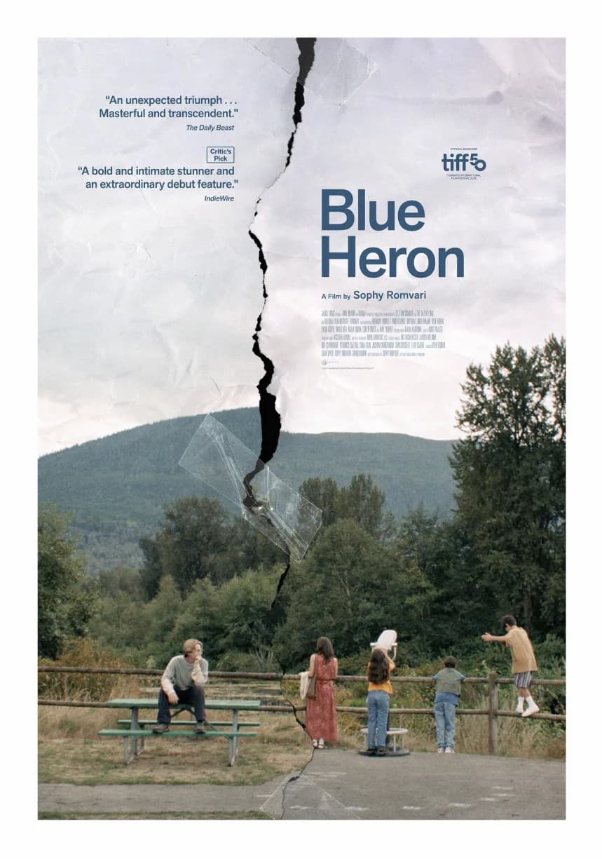 Blue Heron poster