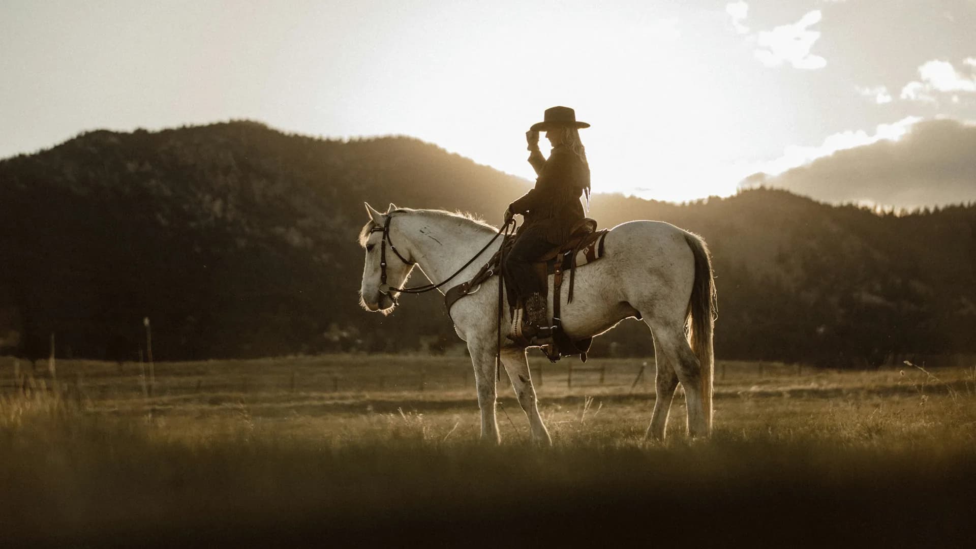 Western genre background